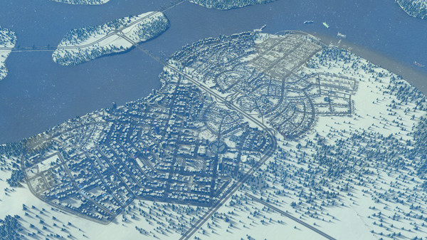 Игра Cities: Skylines - Snowfall, скриншот
