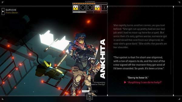 Игра Citizen Sleeper, скриншот