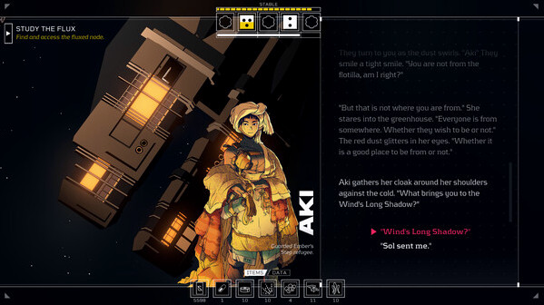 Игра Citizen Sleeper, скриншот