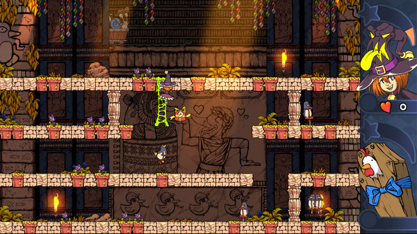 Игра Citrouille: Sweet Witches, скриншот