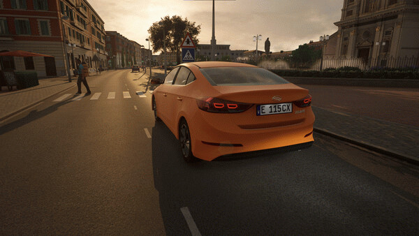 Игра City Car Driving 2.0, скриншот