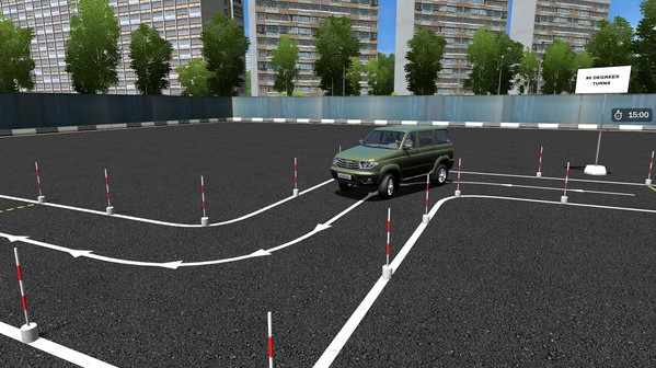 Игра City Car Driving, скриншот
