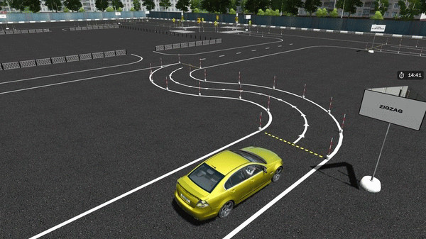 Игра City Car Driving, скриншот