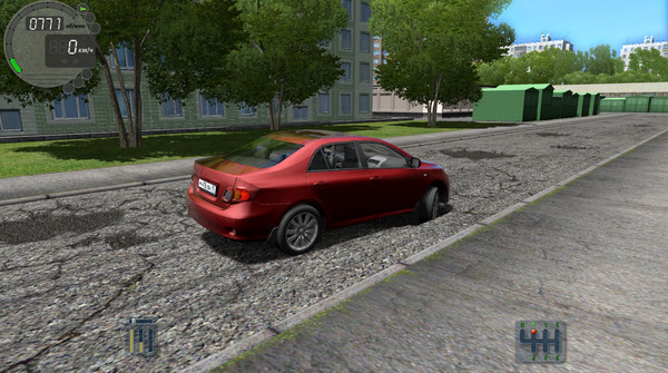 Игра City Car Driving, скриншот