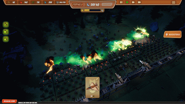 Игра City Defense Z, скриншот