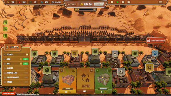 Игра City Defense Z, скриншот