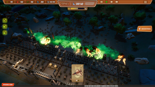 Игра City Defense Z, скриншот