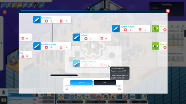 Игра City Game Studio: a tycoon about game dev, скриншот
