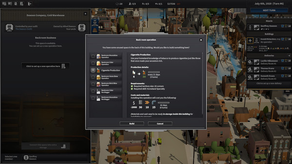 Игра City of Gangsters: The English Outfit, скриншот