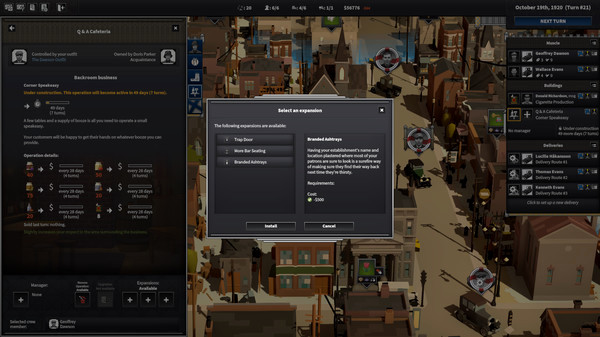 Игра City of Gangsters: The English Outfit, скриншот