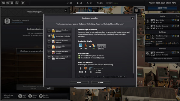 Игра City of Gangsters: The German Outfit, скриншот