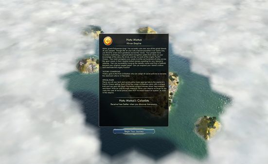 Игра Civilization V - Civ and Scenario Pack: Polynesia, скриншот