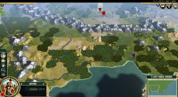 Игра Civilization V - Scrambled Continents Map Pack, скриншот