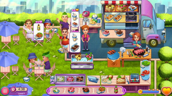 Игра Claire's Cruisin' Cafe: Fest Frenzy, скриншот