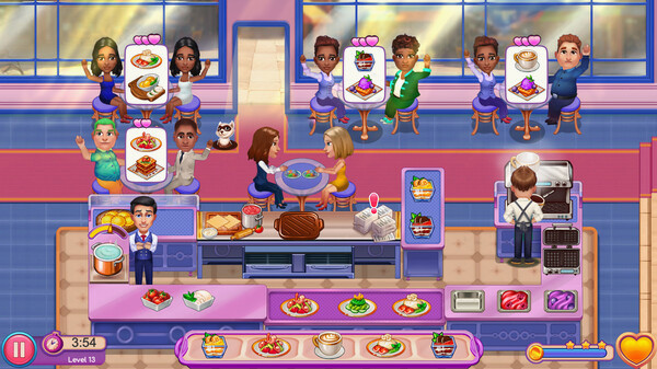 Игра Claire's Cruisin' Cafe: Fest Frenzy, скриншот