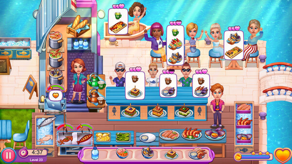 Игра Claire's Cruisin' Cafe: Fest Frenzy, скриншот