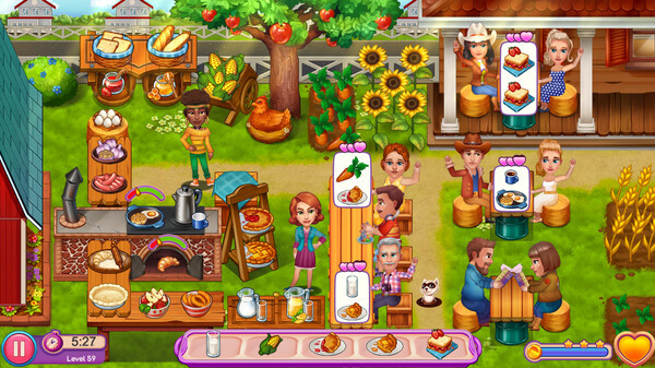 Игра Claire's Cruisin' Cafe: Fest Frenzy, скриншот