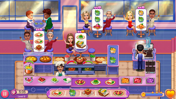 Игра Claire's Cruisin' Cafe: Fest Frenzy, скриншот