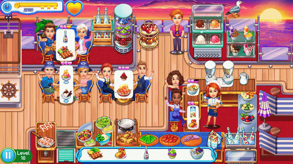 Игра Claire's Cruisin' Cafe: High Seas Cuisine, скриншот