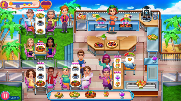 Игра Claire's Cruisin' Cafe, скриншот