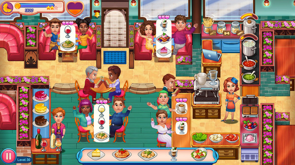 Игра Claire's Cruisin' Cafe, скриншот
