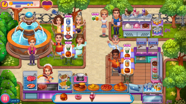Игра Claire's Cruisin' Cafe, скриншот