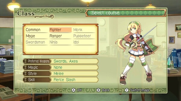 Игра Class of Heroes 2G: Remaster Edition, скриншот