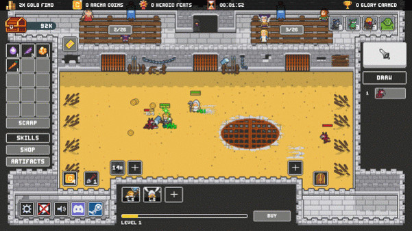 Игра Clicker Arena, скриншот