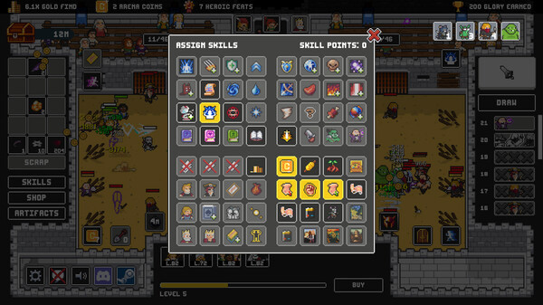Игра Clicker Arena, скриншот