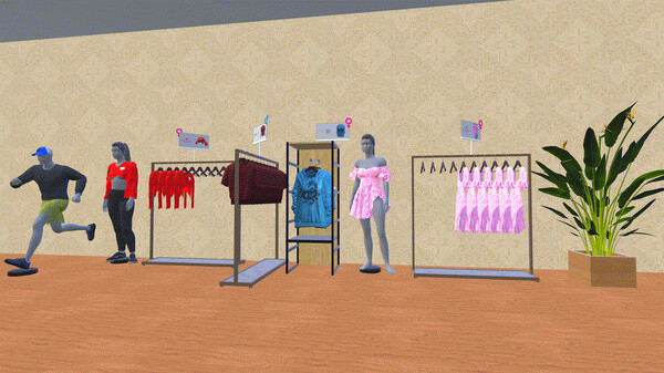 Игра Clothing Store Simulator, скриншот