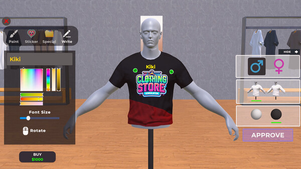 Игра Clothing Store Simulator, скриншот