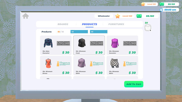 Игра Clothing Store Simulator, скриншот