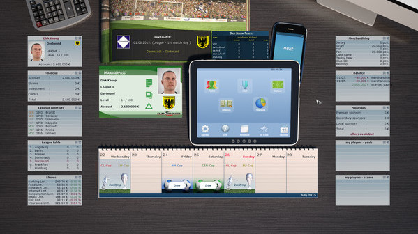 Игра Club Manager 2016, скриншот