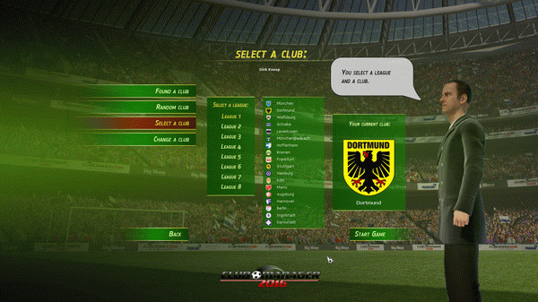 Игра Club Manager 2016, скриншот