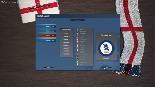 Игра Club Manager 2017, скриншот