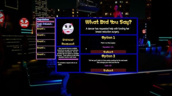 Игра Club Naughty, скриншот
