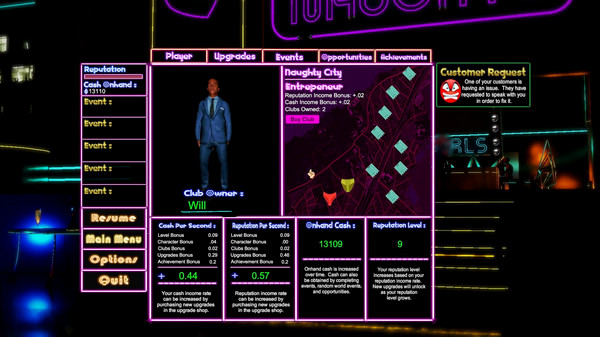 Игра Club Naughty, скриншот