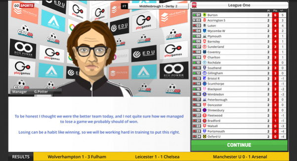 Игра Club Soccer Director PRO 2020, скриншот