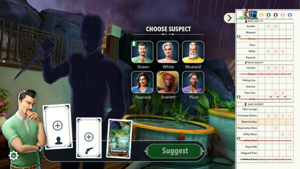 Игра Clue/Cluedo - Black Adder Resort Bundle, скриншот