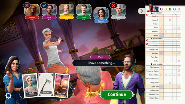 Игра Clue/Cluedo - Black Adder Resort Bundle, скриншот