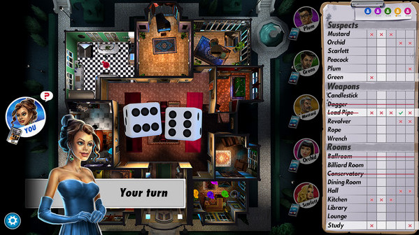 Игра Clue/Cluedo: Classic Edition, скриншот