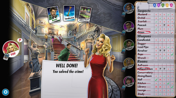 Игра Clue/Cluedo: Classic Edition, скриншот