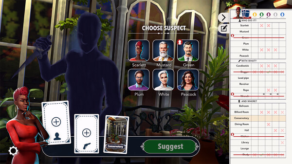 Игра Clue/Cluedo, скриншот
