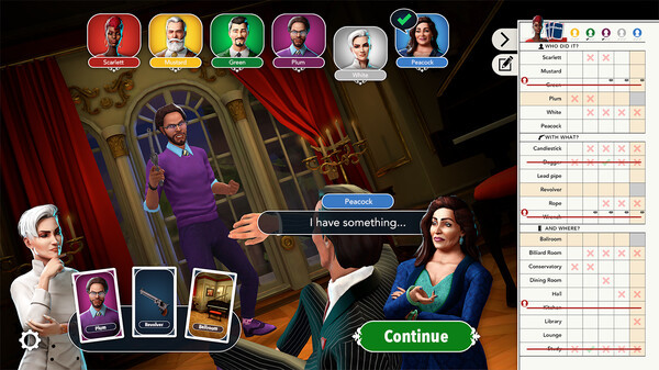 Игра Clue/Cluedo, скриншот