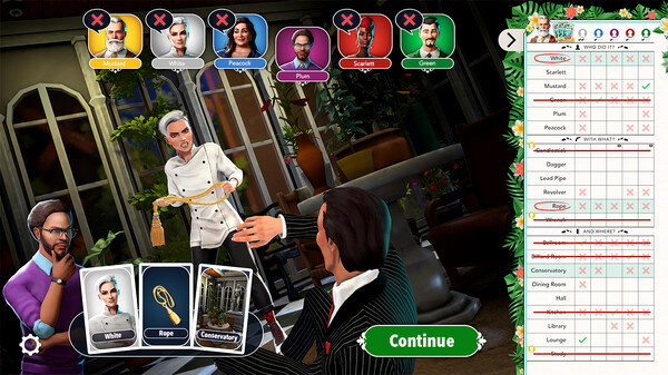 Игра Clue/Cluedo - Tropical Pack, скриншот