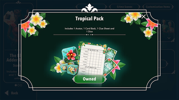 Игра Clue/Cluedo - Tropical Pack, скриншот