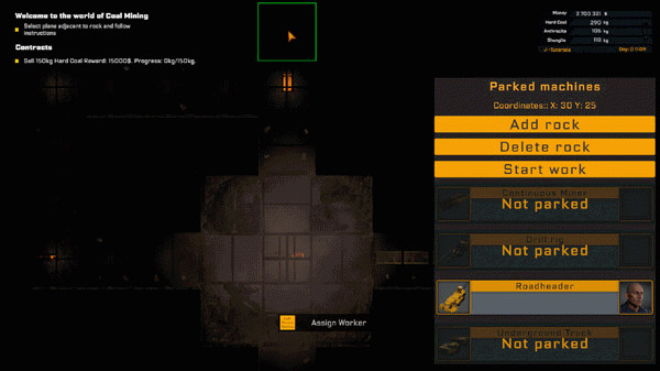 Игра Coal Mining Simulator, скриншот