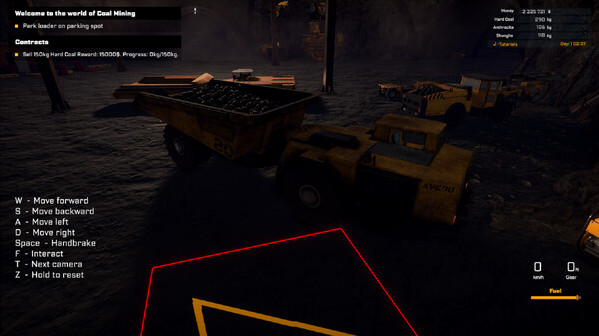 Игра Coal Mining Simulator, скриншот