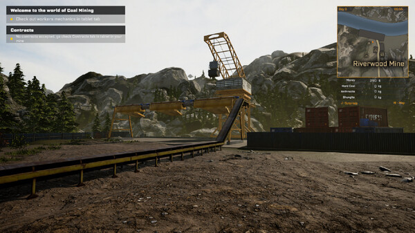Игра Coal Mining Simulator, скриншот