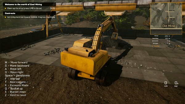 Игра Coal Mining Simulator, скриншот